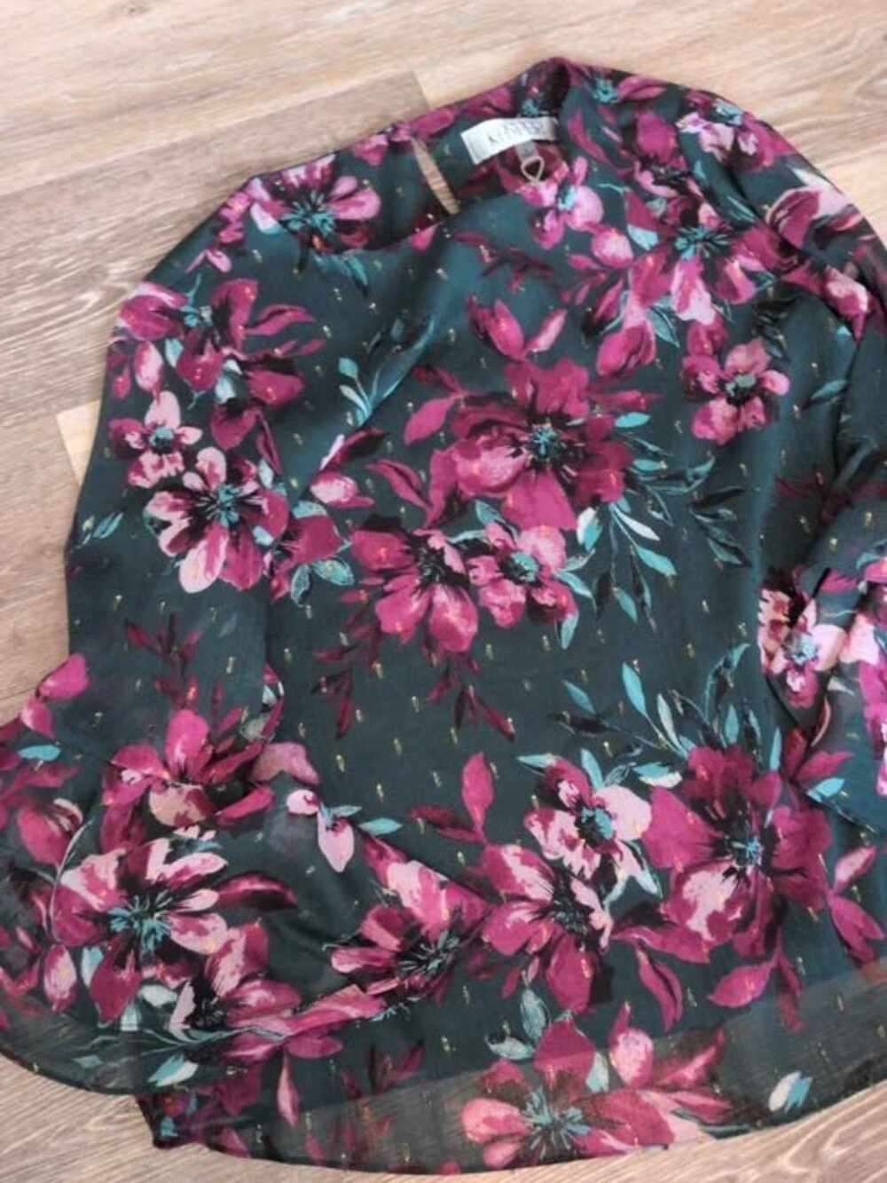 Kasper Floral Print Blouse